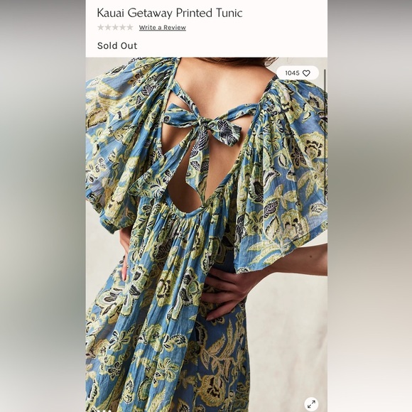 NWT free people Kauai getaway tunic /dress size small - Picture 7 of 11